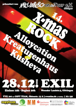 x-mas Rock 2025 *live* im Exil